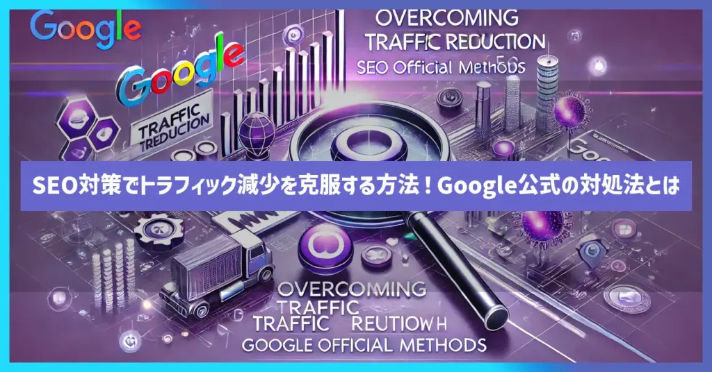 SEO対策でトラフィック減少を克服する方法！Google公式の対処法とは